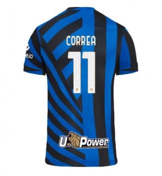 Inter Milan Thuisshirt 2024-2025 Joaquin Correa #11 Korte Mouw