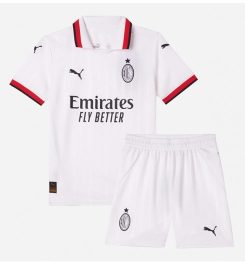 Kinderen AC Milan Uitshirt 2024-2025 Alvaro Morata #7 Korte Mouw (+ Korte broeken) online kopen-1