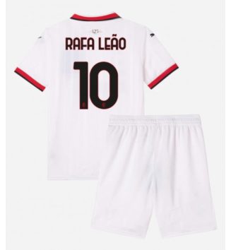 Kinderen AC Milan Uitshirt 2024-2025 Rafael Leao #10 Korte Mouw (+ Korte broeken) online kopen