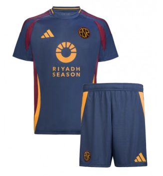 Kinderen AS Roma Derde Shirt 2024-2025 Korte Mouw (+ Korte broeken) Kopen