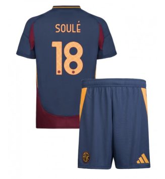 Kinderen AS Roma Derde Shirt 2024-2025 Matías Soulé #18 Korte Mouw (+ Korte broeken) Kopen