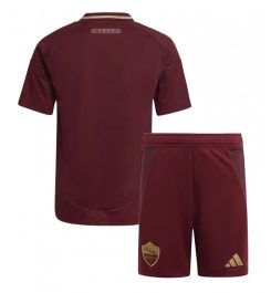 Kinderen AS Roma Thuisshirt 2024-2025 Korte Mouw (+ Korte broeken) Kopen-1