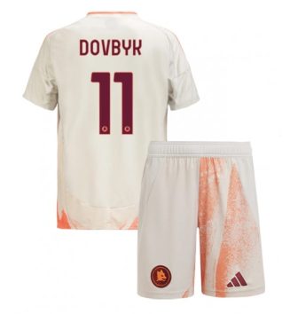 Kinderen AS Roma Uitshirt 2024-2025 Artem Dovbyk #11 Korte Mouw (+ Korte broeken) Kopen