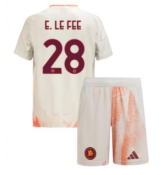 Kinderen AS Roma Uitshirt 2024-2025 Enzo Le Fee #28 Korte Mouw (+ Korte broeken) Kopen