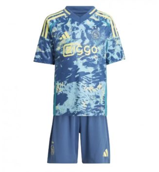 Kinderen Ajax Uitshirt 2024-2025 Korte Mouw (+ Korte broeken) Kopen