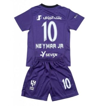 Kinderen Al-Hilal SFC Derde Shirt 2024-2025 Neymar Jr #10 Korte Mouw (+ Korte broeken) Kopen