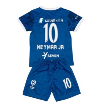 Kinderen Al-Hilal SFC Thuisshirt 2024-2025 Neymar Jr #10 Korte Mouw (+ Korte broeken) Kopen