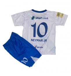 Kinderen Al-Hilal SFC Uitshirt 2024-2025 Neymar Jr #10 Korte Mouw (+ Korte broeken) Kopen