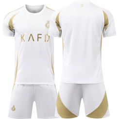 Kinderen Al-Nassr FC Derde Shirt 2024-2025 Voetbalshirts Korte Mouw (+ Korte broeken) voordelig online kopen