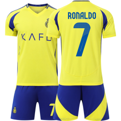 Kinderen Al-Nassr FC Ronaldo #7 Thuisshirt 2024-2025 Voetbalshirts Korte Mouw (+ Korte broeken) voordelig online kopen