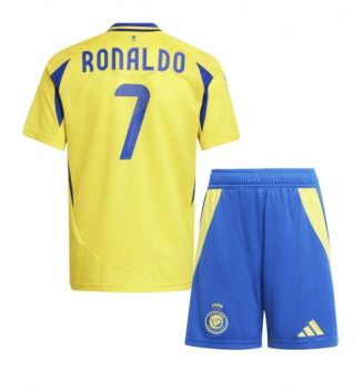 Kinderen Al-Nassr FC Thuisshirt 2024-2025 Cristiano Ronaldo #7 Korte Mouw (+ Korte broeken) Kopen