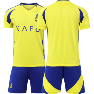 Kinderen Al-Nassr FC Thuisshirt 2024-2025 Voetbalshirts Korte Mouw (+ Korte broeken) voordelig online kopen