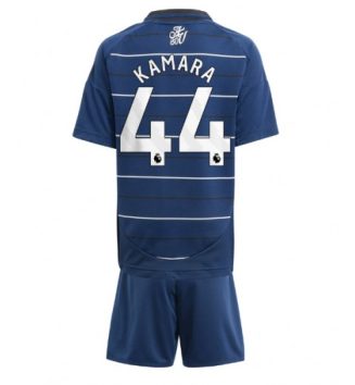 Kinderen Aston Villa Derde Shirt 2024-2025 Boubacar Kamara #44 Korte Mouw (+ Korte broeken) Kopen