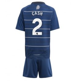 Kinderen Aston Villa Derde Shirt 2024-2025 Matty Cash #2 Korte Mouw (+ Korte broeken) Kopen