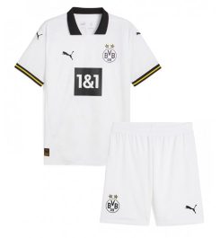 Kinderen Borussia Dortmund Derde Shirt 2024-2025 Donyell Malen #21 Voetbalshirts Korte Mouw (+ Korte broeken) online kopen-1