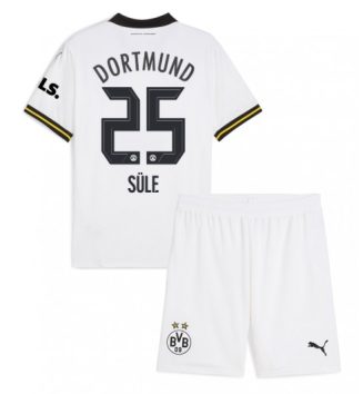 Kinderen Borussia Dortmund Derde Shirt 2024-2025 Niklas Sule #25 Voetbalshirts Korte Mouw (+ Korte broeken) voordelig online kopen