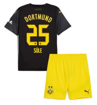 Kinderen Borussia Dortmund Uitshirt 2024-2025 Niklas Sule #25 Voetbalshirts Korte Mouw (+ Korte broeken) voordelig online kopen