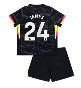 Kinderen Chelsea Derde Shirt 2024-2025 Reece James #24 Korte Mouw (+ Korte broeken) online kopen