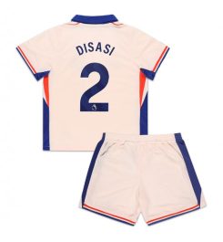 Kinderen Chelsea Uitshirt 2024-2025 Axel Disasi #2 Voetbalshirts Korte Mouw (+ Korte broeken) online kopen