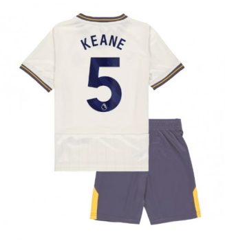 Kinderen Everton Derde Shirt 2024-2025 Michael Keane #5 Korte Mouw (+ Korte broeken) Kopen