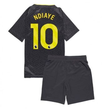 Kinderen Everton Uitshirt 2024-2025 Iliman Ndiaye #10 Korte Mouw (+ Korte broeken) Kopen