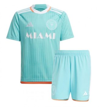 Kinderen Inter Miami Derde Shirt 2024-2025 Korte Mouw (+ Korte broeken) Kopen