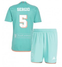 Kinderen Inter Miami Derde Shirt 2024-2025 Sergio Busquets #5 Korte Mouw (+ Korte broeken) Kopen