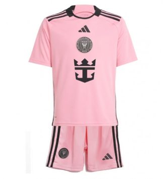 Kinderen Inter Miami Thuisshirt 2024-2025 Korte Mouw (+ Korte broeken) Kopen