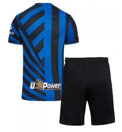 Kinderen Inter Milan Thuisshirt 2024-2025 Korte Mouw (+ Korte broeken) Kopen-1