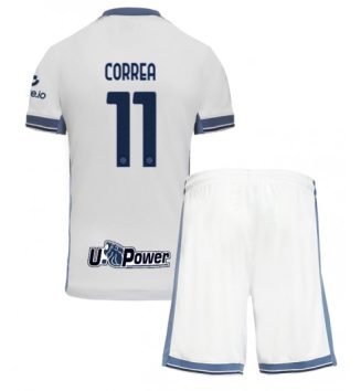 Kinderen Inter Milan Uitshirt 2024-2025 Joaquin Correa #11 Korte Mouw (+ Korte broeken)