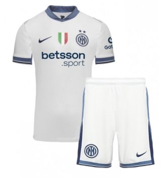 Kinderen Inter Milan Uitshirt 2024-2025 Korte Mouw (+ Korte broeken) Kopen