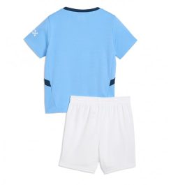 Kinderen Manchester City Thuisshirt 2024-2025 Korte Mouw (+ Korte broeken) online kopen-1