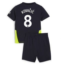 Kinderen Manchester City Uitshirt 2024-2025 Mateo Kovačić #8 Korte Mouw (+ Korte broeken) online kopen