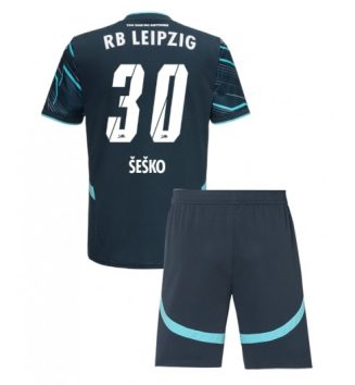 Kinderen RB Leipzig Derde Shirt 2024-2025 Benjamin Šeško #30 Voetbalshirts Korte Mouw (+ Korte broeken) voordelig online kopen