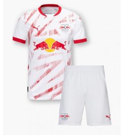 Kinderen RB Leipzig Thuisshirt 2024-2025 Antonio Nusa #7 Voetbalshirts Korte Mouw (+ Korte broeken) voordelig online kopen-1