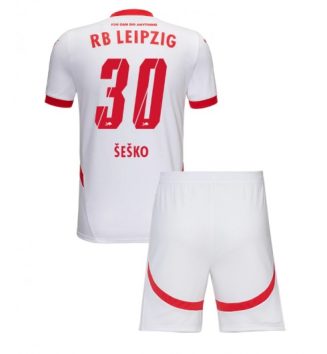 Kinderen RB Leipzig Thuisshirt 2024-2025 Benjamin Šeško #30 Voetbalshirts Korte Mouw (+ Korte broeken) voordelig online kopen