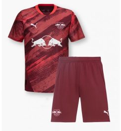 Kinderen RB Leipzig Uitshirt 2024-2025 Benjamin Šeško #30 Voetbalshirts Korte Mouw (+ Korte broeken) voordelig online kopen-1