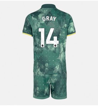 Kinderen Tottenham Hotspur Derde Shirt 2024-2025 Archie Gray #14 Korte Mouw (+ Korte broeken) online kopen