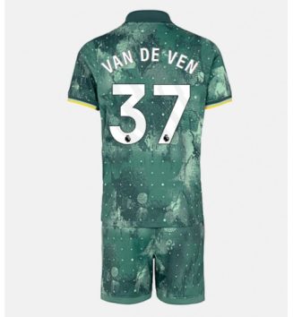 Kinderen Tottenham Hotspur Derde Shirt 2024-2025 Micky van de Ven #37 Korte Mouw (+ Korte broeken) online kopen