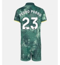 Kinderen Tottenham Hotspur Derde Shirt 2024-2025 Pedro Porro #23 Korte Mouw (+ Korte broeken) online kopen