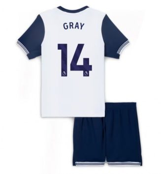 Kinderen Tottenham Hotspur Thuisshirt 2024-2025 Archie Gray #14 Korte Mouw (+ Korte broeken) online kopen