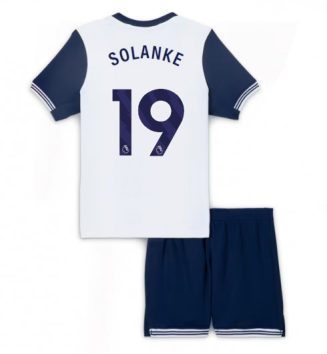 Kinderen Tottenham Hotspur Thuisshirt 2024-2025 Dominic Solanke #19 Korte Mouw (+ Korte broeken) online kopen