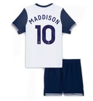 Kinderen Tottenham Hotspur Thuisshirt 2024-2025 James Maddison #10 Korte Mouw (+ Korte broeken) online kopen