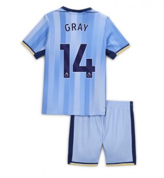 Kinderen Tottenham Hotspur Uitshirt 2024-2025 Archie Gray #14 Korte Mouw (+ Korte broeken) online kopen