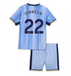 Kinderen Tottenham Hotspur Uitshirt 2024-2025 Brennan Johnson #22 Korte Mouw (+ Korte broeken) online kopen