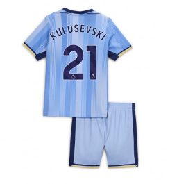 Kinderen Tottenham Hotspur Uitshirt 2024-2025 Dejan Kulusevski #21 Korte Mouw (+ Korte broeken) online kopen