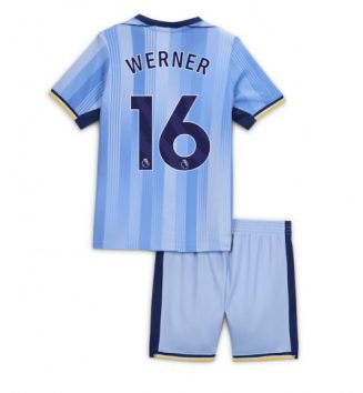 Kinderen Tottenham Hotspur Uitshirt 2024-2025 Timo Werner #16 Korte Mouw (+ Korte broeken) online kopen