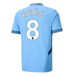 Nieuwste Manchester City Thuisshirt 2024-2025 Mateo Kovačić #8 korte mouw online kopen-1