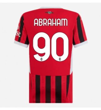 Nieuwste AC Milan Thuisshirt 2024-2025 Tammy Abraham #90 korte mouw online kopen