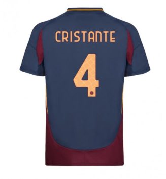 Nieuwste AS Roma Derde Shirt 2024-2025 Bryan Cristante #4 Korte Mouw Kopen